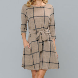 Fall Favorite Waist Tie Dress